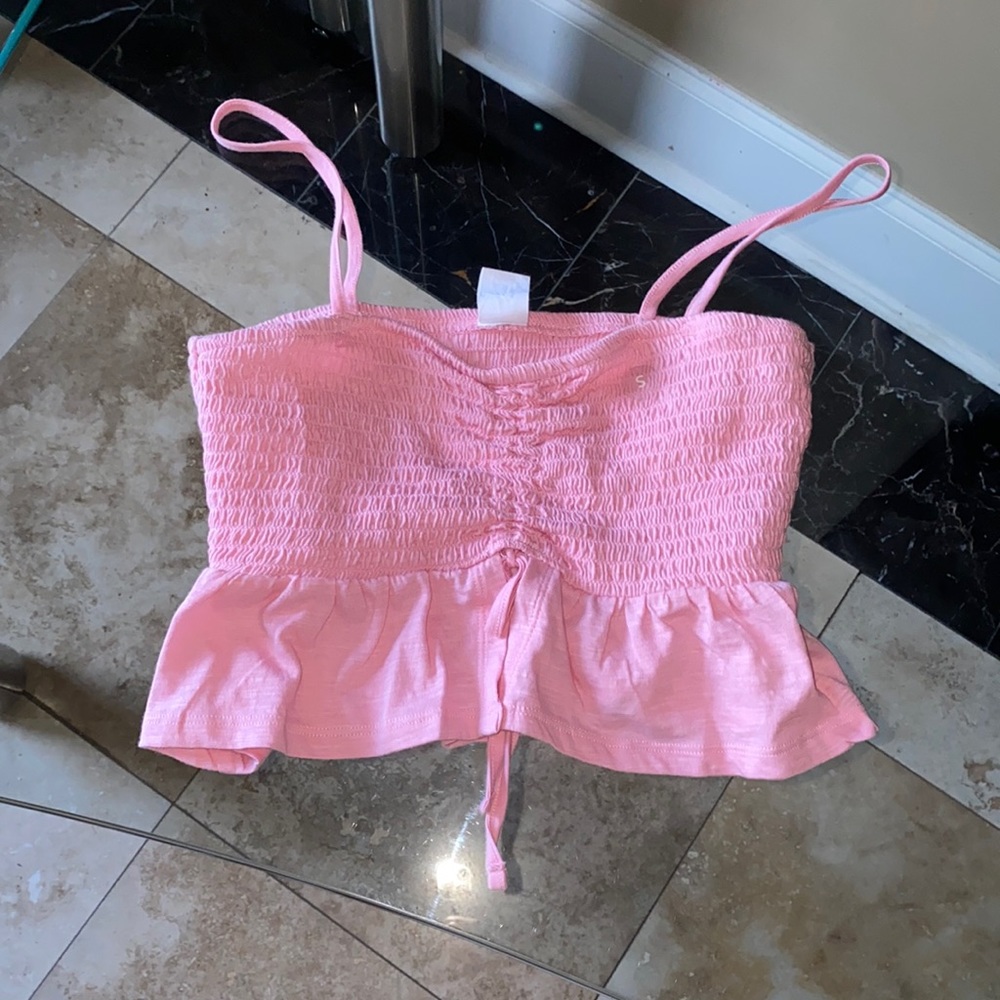 PacSun Pink Cropped Tank
